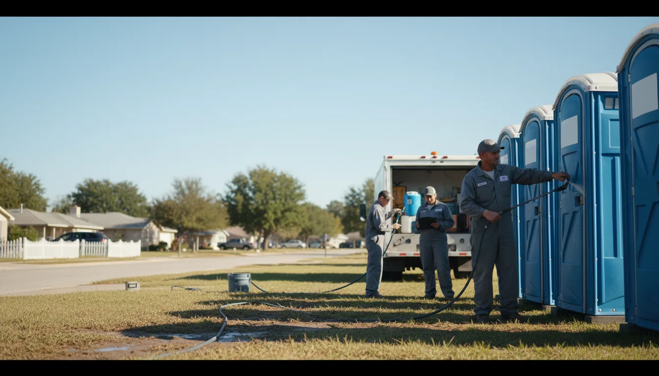 Long-Term Portable Toilet Rental in Crane, TX near me